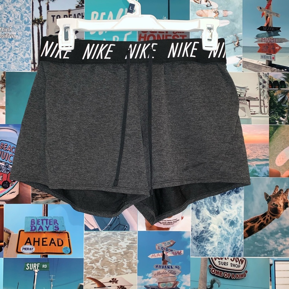 Grey Nike Band Athletic Shorts